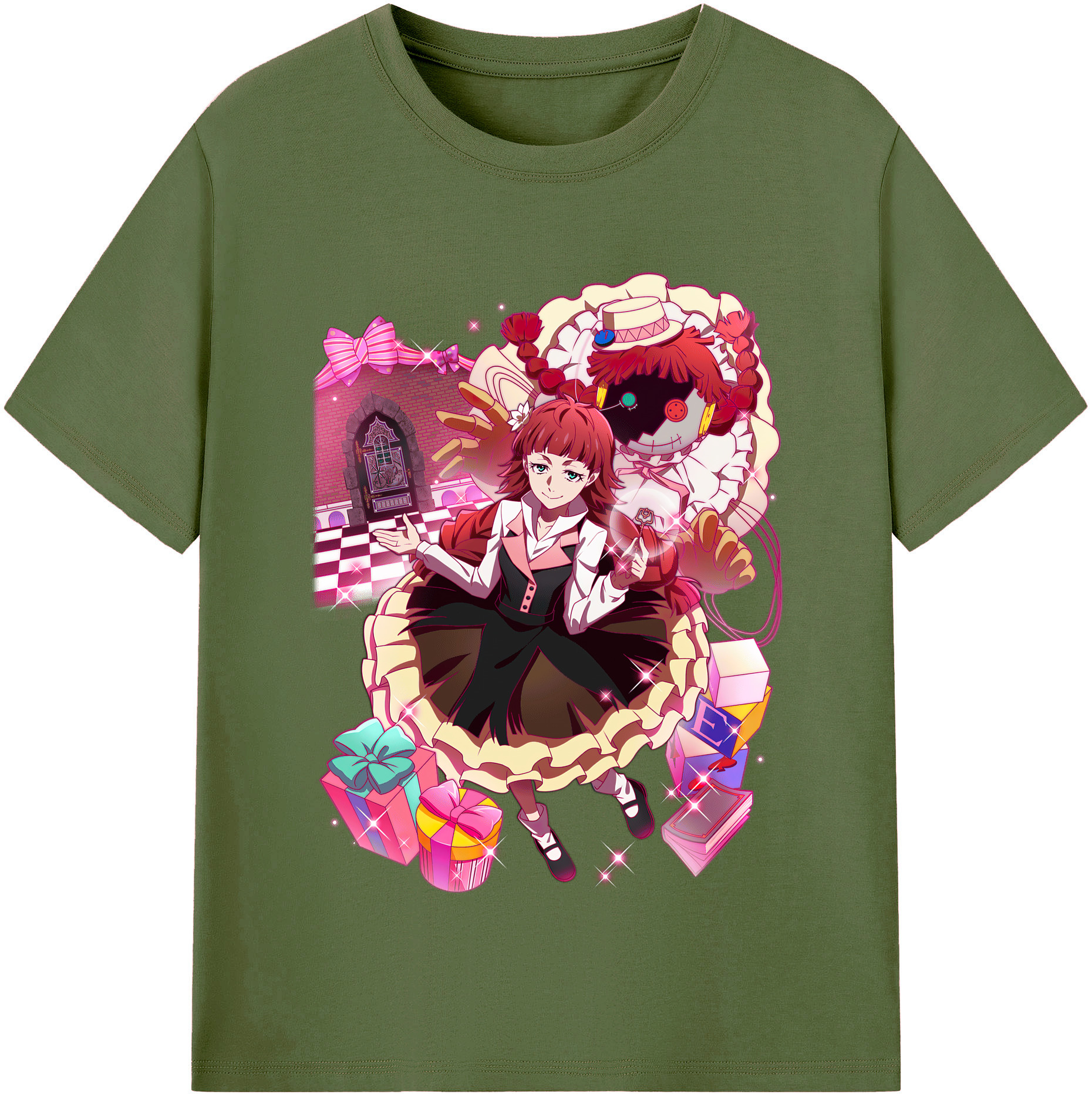 （画像用） 文豪ストレイドッグス Bungo Stray Dogs 綿100％半袖Tシャツ（フロントプリント）